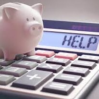 Calculator and Piggy Bank